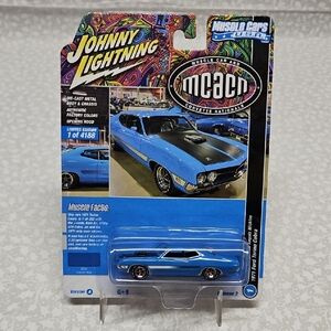 JL Blue 1971 Ford Torino Cobra Die-cast Car Limited Edition